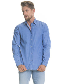 Shirt Long Sleeve Denim | Blue