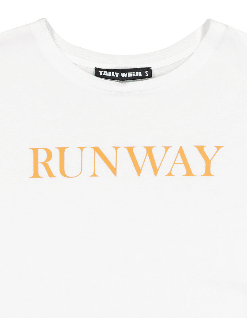 T-Shirt with Slogan | White