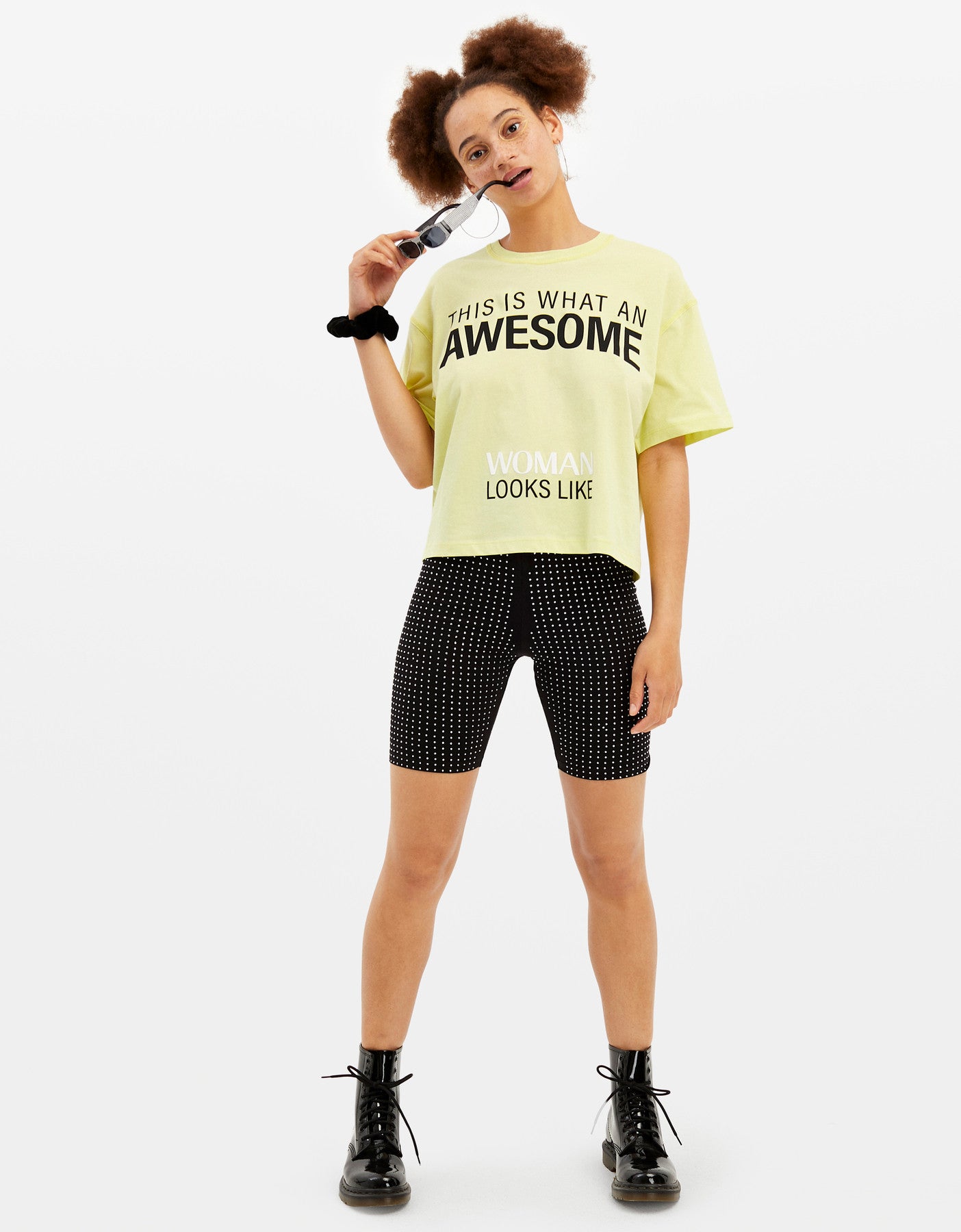 Printed T-Shirt | Neon Yellow 4