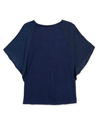 Top Short Sleeve | Navy