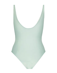 Bodysuit with Crochet Detail | pale mint