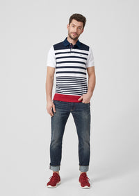 Polo with Stripes | White stripes