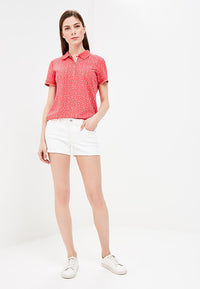 Polo All Over Print | Bittesweet Red Aop