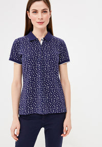 Polo All Over Print | Dark Steel Blue Aop