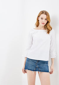 Top 3/4 Plain | White