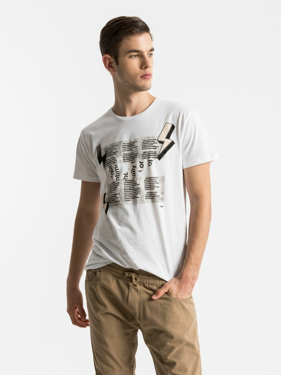 T.Shirt With Print | White