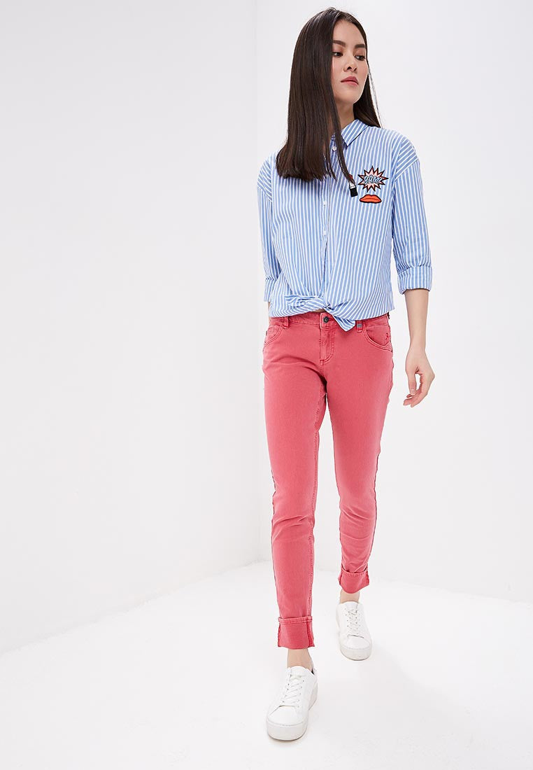 Shirt Oversize | Blue and White Stripes