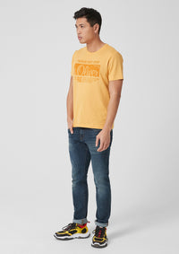 T.Shirt Basic with Label Print | Cherry