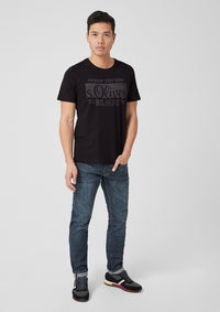 T.Shirt Basic with Label Print | Cherry