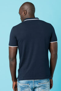 Polo Men Short Sleeve | Indigo Blue