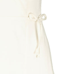 V Neck Strappy Dress | Off-White