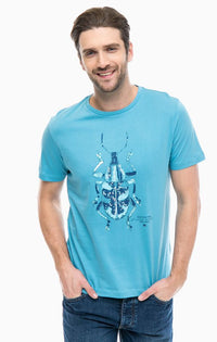 T.Shirt with Print | Blue