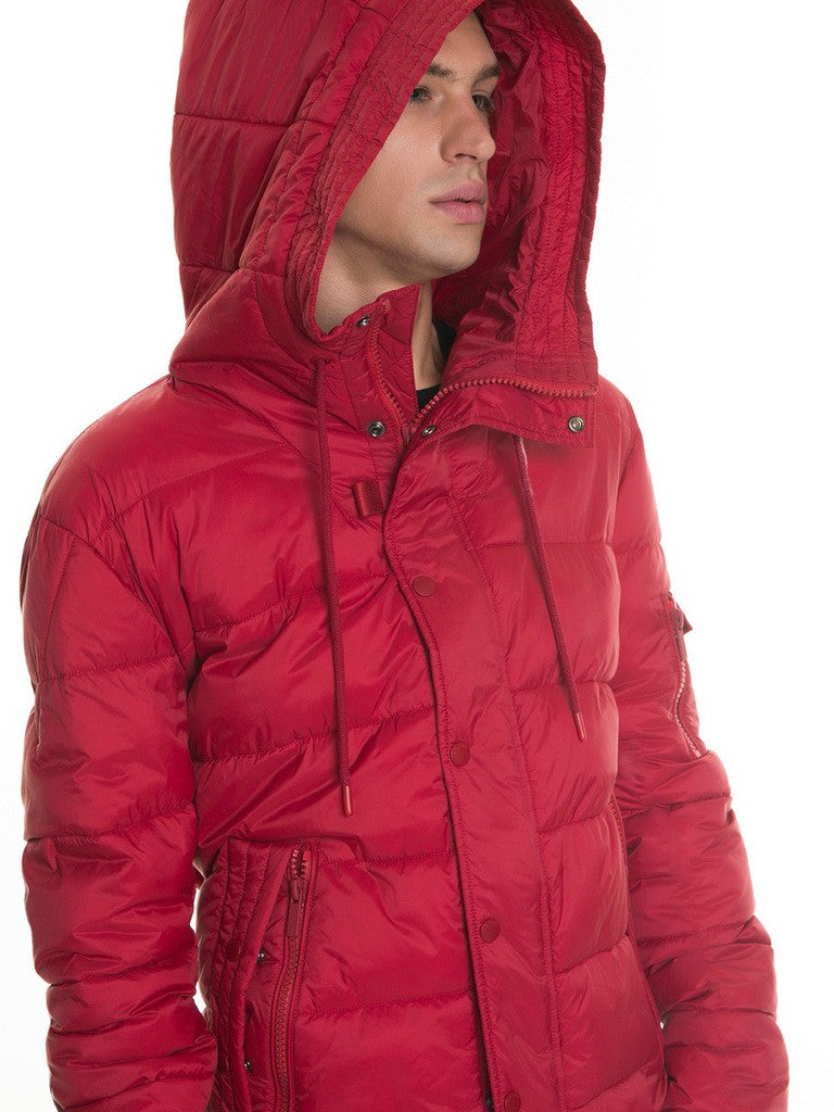 Jacket with Hood | Red