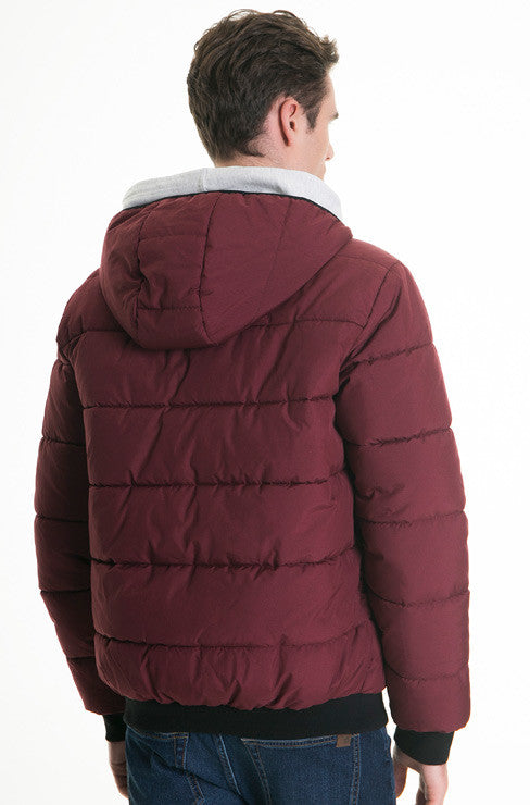 Jacket with Hood | Red