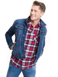 Shirt with Checks | Red