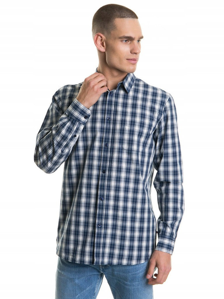 Shirt Long Sleeve Checked | Navy Checks