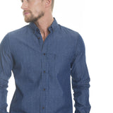 Shirt Long Sleeve Denim | Navy Blue