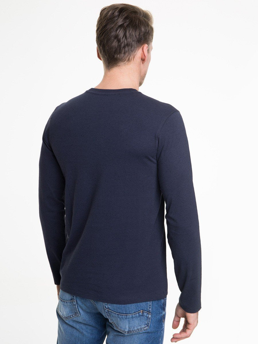 Men's T-Shirt Long Sleeve | Navy Blue