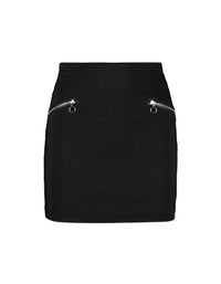Zip Skirt | Black