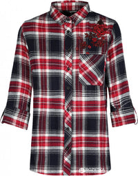 Shirt | Black - Red