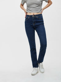 Jeans Straight Cut - Mid Rise | Meryl Wash