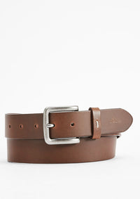 Smooth Leather Belt | Brown