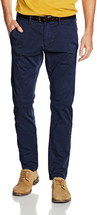 Slim Fit Pants | Navy Blue