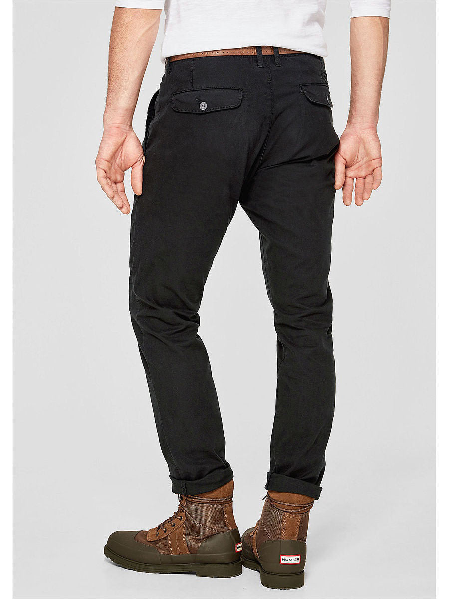 Casual Slim Fit Pants | Black