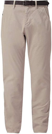 Slim Fit Pants With Side Pockets | Classic Khaki