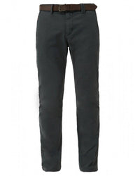 Chino Pants With Belt | Navy Blue