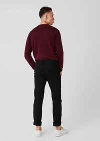 Slim Fit Cotton Pants | Military Green