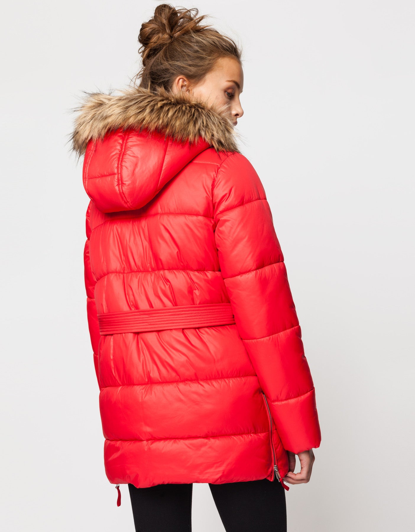 Puffed Jacket | Red