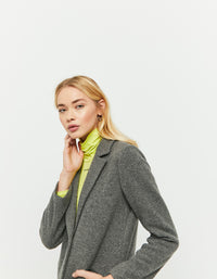 Straight Fit Coat | Gris Chine