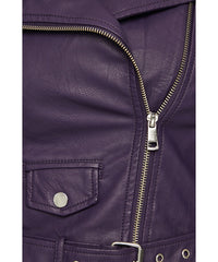 Biker Jacket  | Purple