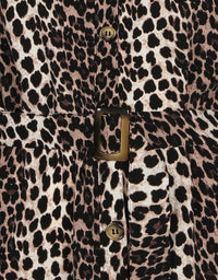 Leo Shirt with Belt | Leopard Print 
