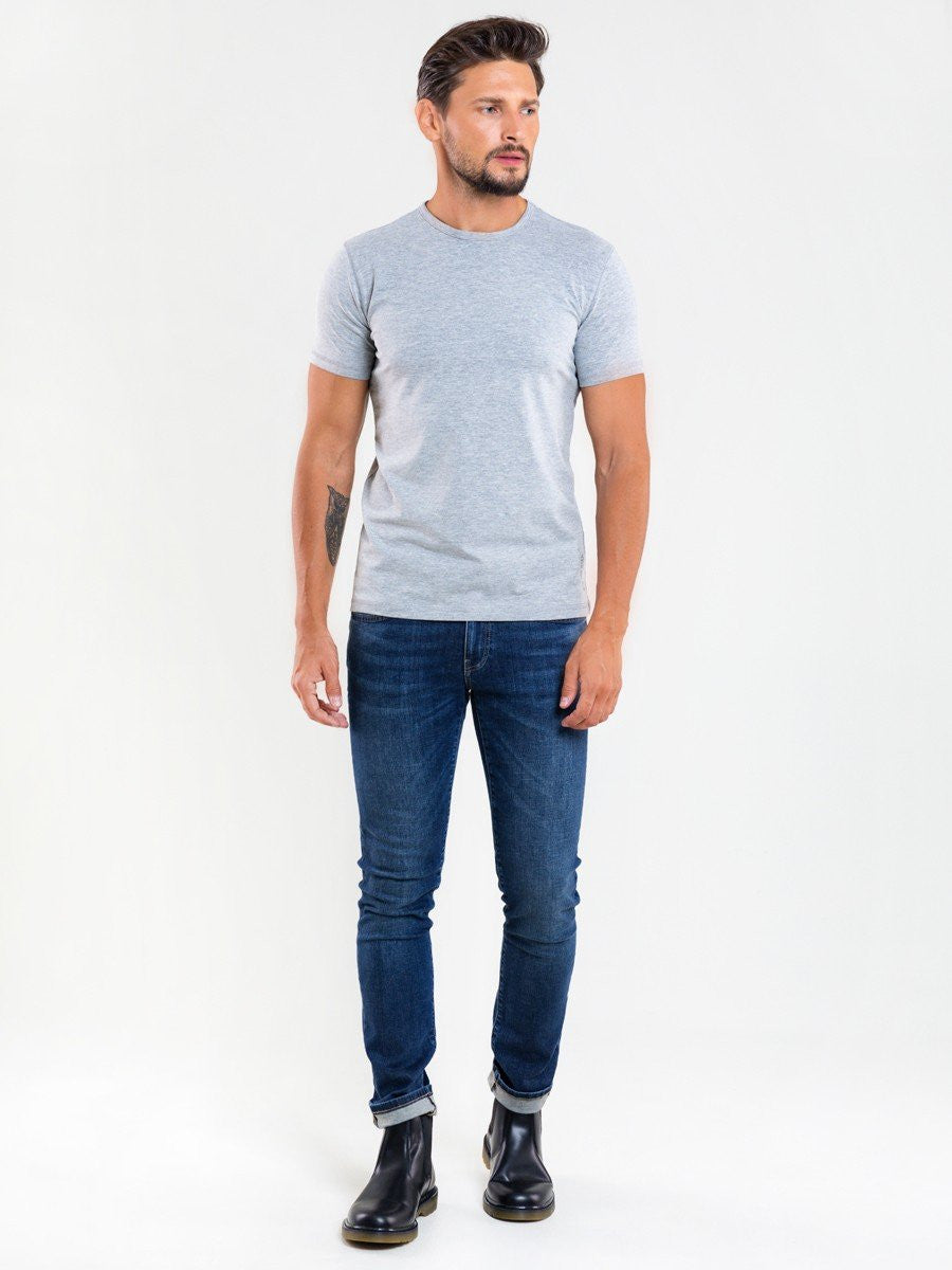 T.Shirt Basic Classic Round Neck | Heather Grey