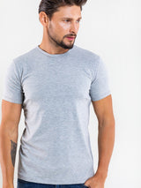 T.Shirt Basic Classic Round Neck | Heather Grey