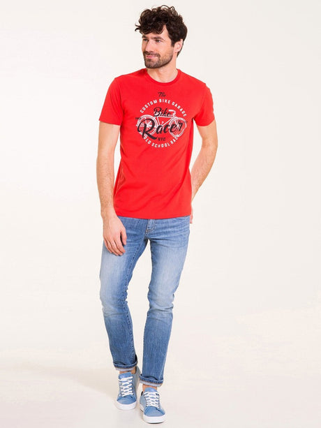 T.Shirt with Print | Red