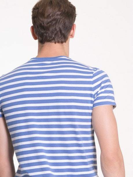 T.Shirt with Print | Blue Stripes