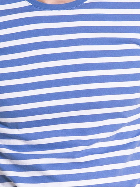 T.Shirt with Print | Blue Stripes