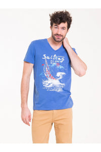 T.Shirt with Print | Blue