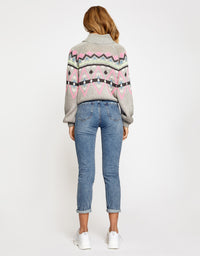 Mom Slim High Waist Jeans | Denim Blue (EHUM)