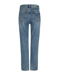 Mom Slim High Waist Jeans | Denim Blue (EHUM)