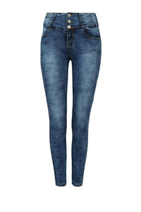 High Waist Skinny Jeans | Blue Wash 
