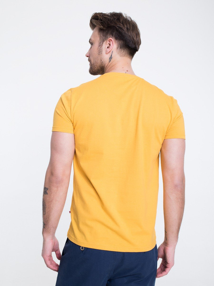 T.Shirt with Print - HIT THE ROAD | Yellow