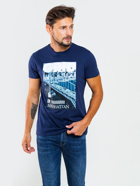 T.Shirt with Print - Manhattan | White