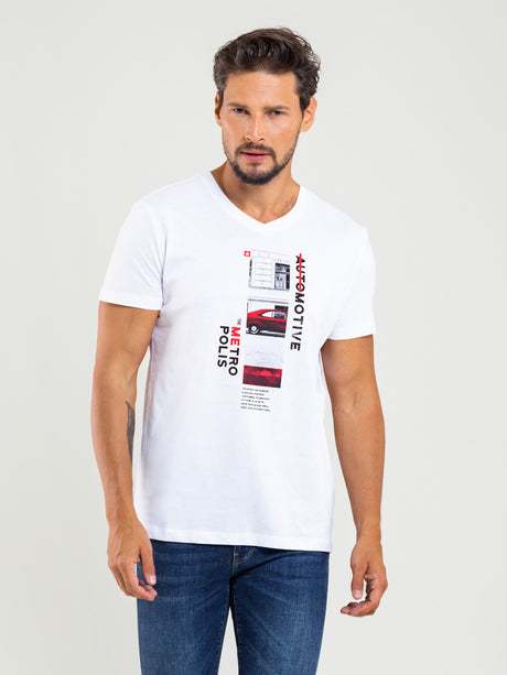 T.Shirt V-Neck | White