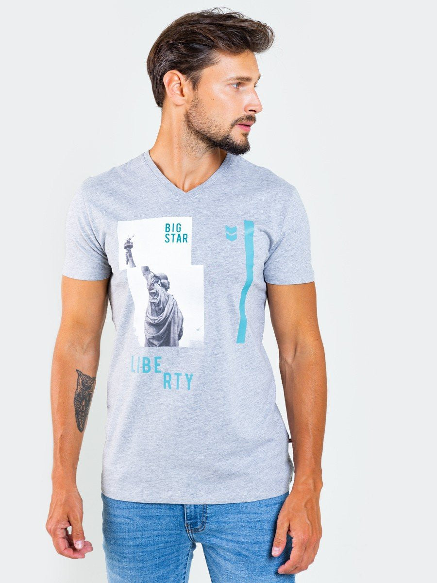 T.Shirt V-Neck | Light Grey