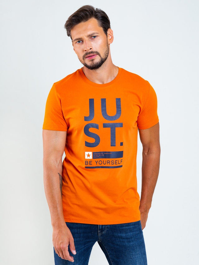 T.Shirt - JUST BE YOURSELF | Orange