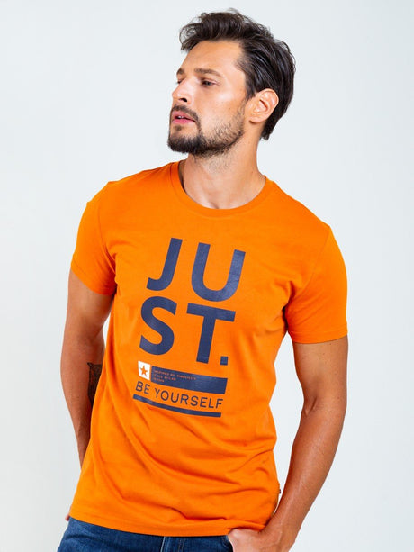 T.Shirt - JUST BE YOURSELF | Orange